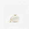 Cream Satin Oval Clutch Cream Satin Oval Clutch