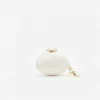 Cream Satin Oval Clutch Cream Satin Oval Clutch