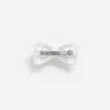Cream Satin Pearl Bow Hair Clip Cream Satin Pearl Bow Hair Clip