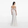 Cream Satin Striped Maxi Dress Cream Satin Striped Maxi Dress
