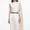Cream Satin Trousers