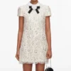 Cream Sequin Embellished Mini Dress Cream Sequin Embellished Mini Dress