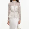 Cream Sequin Embellished Satin Maxi Dress Cream Sequin Embellished Satin Maxi Dress