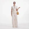Cream Sequin Knit Top Cream Sequin Knit Top