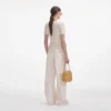 Cream Sequin Knit Top Cream Sequin Knit Top