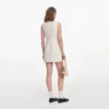 Cream Sleeveless Boucle Mini Dress Cream Sleeveless Boucle Mini Dress