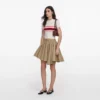 Cream Stripe Viscose Knit Top Cream Stripe Viscose Knit Top