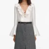 Grey Herringbone Midi Skirt Grey Herringbone Midi Skirt