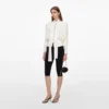 Cream Tie Neck Jersey Top Cream Tie Neck Jersey Top