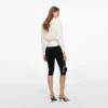 Cream Tie Neck Jersey Top Cream Tie Neck Jersey Top