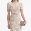 Cream Tulle Lace Midi Dress Cream Tulle Lace Midi Dress