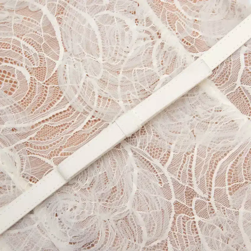 Cream Tulle Lace Midi Dress Cream Tulle Lace Midi Dress