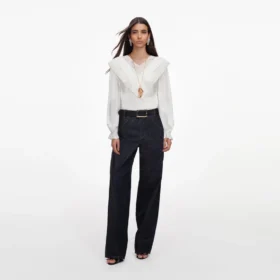 Cream Viscose Lace Top