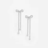 Crystal Bow Dangle Earring