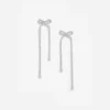 Crystal Bow Dangle Earrings Crystal Bow Dangle Earrings