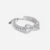 Crystal Bow Double Tennis Bracelet Crystal Bow Double Tennis Bracelet