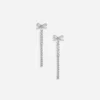 Crystal Bow Droplet Earrings Crystal Bow Droplet Earrings