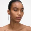 Crystal Bow Droplet Earrings Crystal Bow Droplet Earrings
