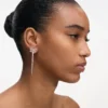 Crystal Bow Droplet Earrings Crystal Bow Droplet Earrings