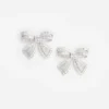 Crystal Bow Earrings Crystal Bow Earrings