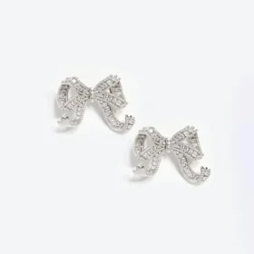 Crystal Bow Earrings