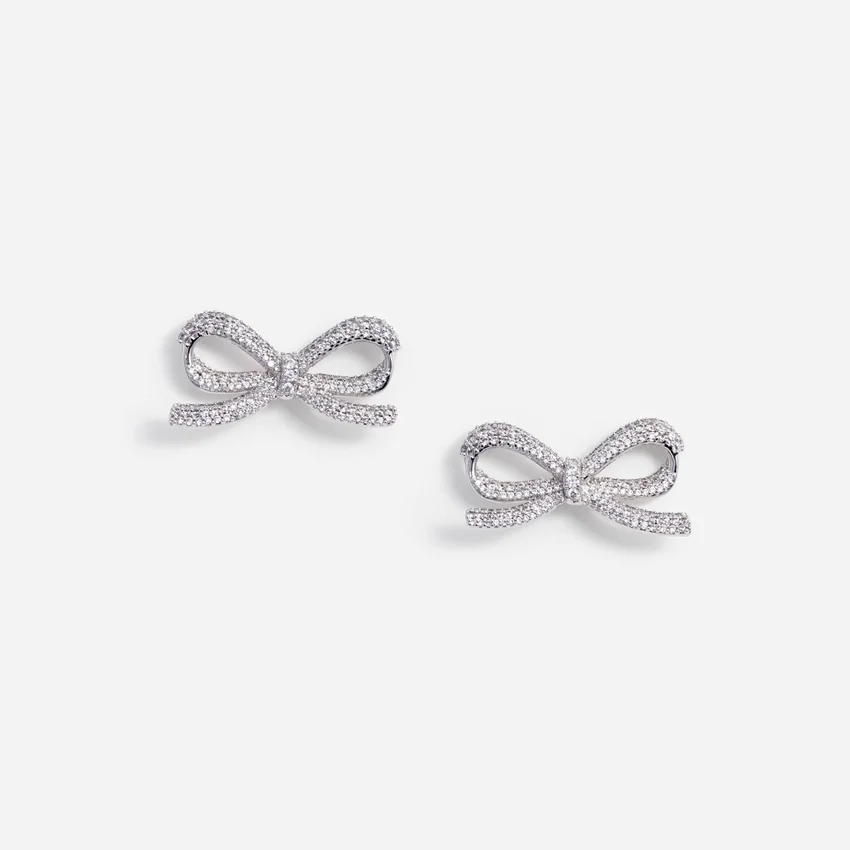 Crystal Bow Earrings Crystal Bow Earrings