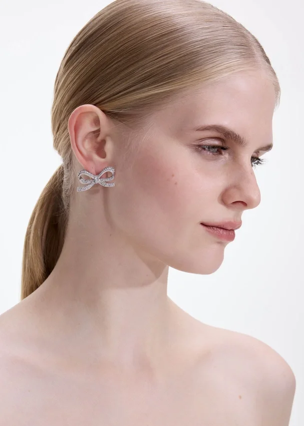 Crystal Bow Earrings Crystal Bow Earrings