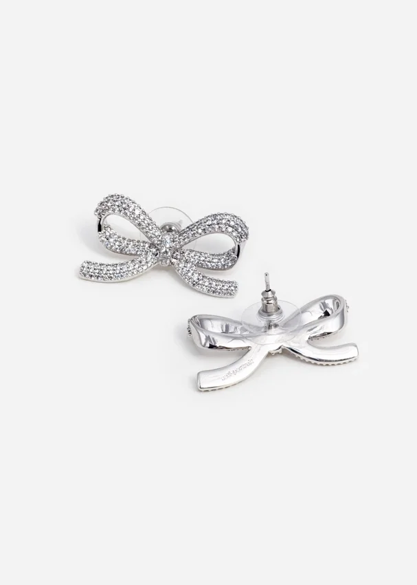 Crystal Bow Earrings Crystal Bow Earrings