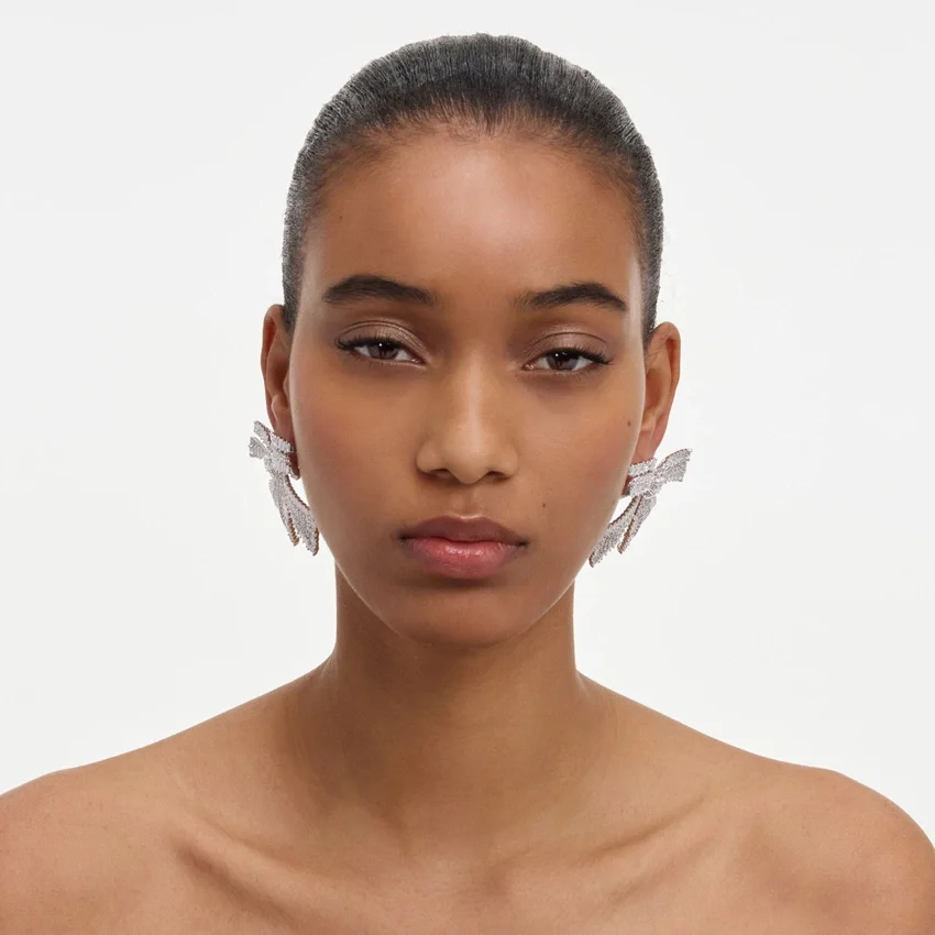 Crystal Bow Earrings Crystal Bow Earrings
