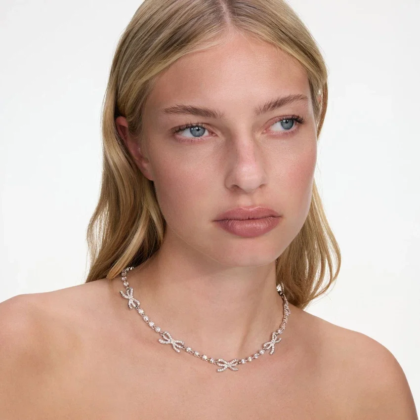 Crystal Bow Necklace Crystal Bow Necklace