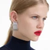 Crystal Chainmail Earrings