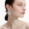 Crystal Curved Earrings Crystal Curved Earrings