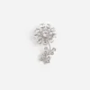 Crystal Flower Brooch