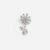 Crystal Flower Brooch