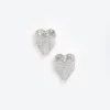Crystal Heart Earrings