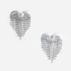 Crystal Heart Earrings