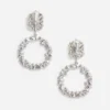 Crystal Hoop Earrings