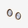 Crystal Oval Earrings Crystal Oval Earrings