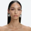 Crystal Oval Earrings Crystal Oval Earrings