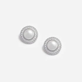 Crystal Pearl Earrings