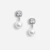 Crystal Pearl Earrings Crystal Pearl Earrings