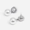 Crystal Pearl Earrings Crystal Pearl Earrings