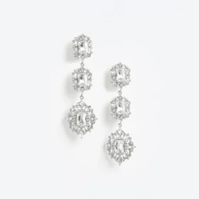 Crystal Tiered Earrings