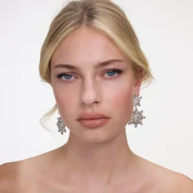 Crystal Tiered Earrings