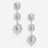 Crystal Tiered Earrings