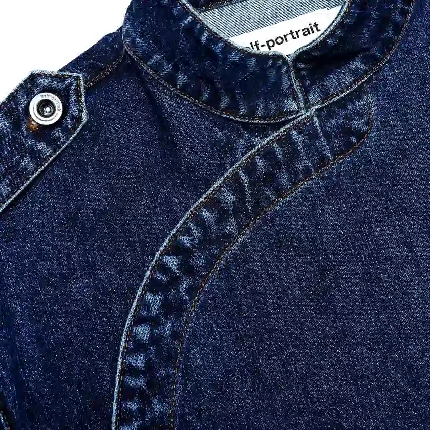 Denim Asymmetric Shirt Denim Asymmetric Shirt