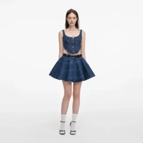 Denim Corset Top