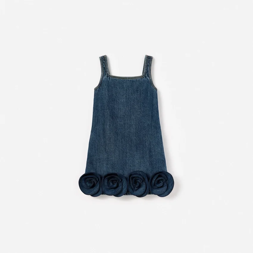 Denim Flower Dress Denim Flower Dress