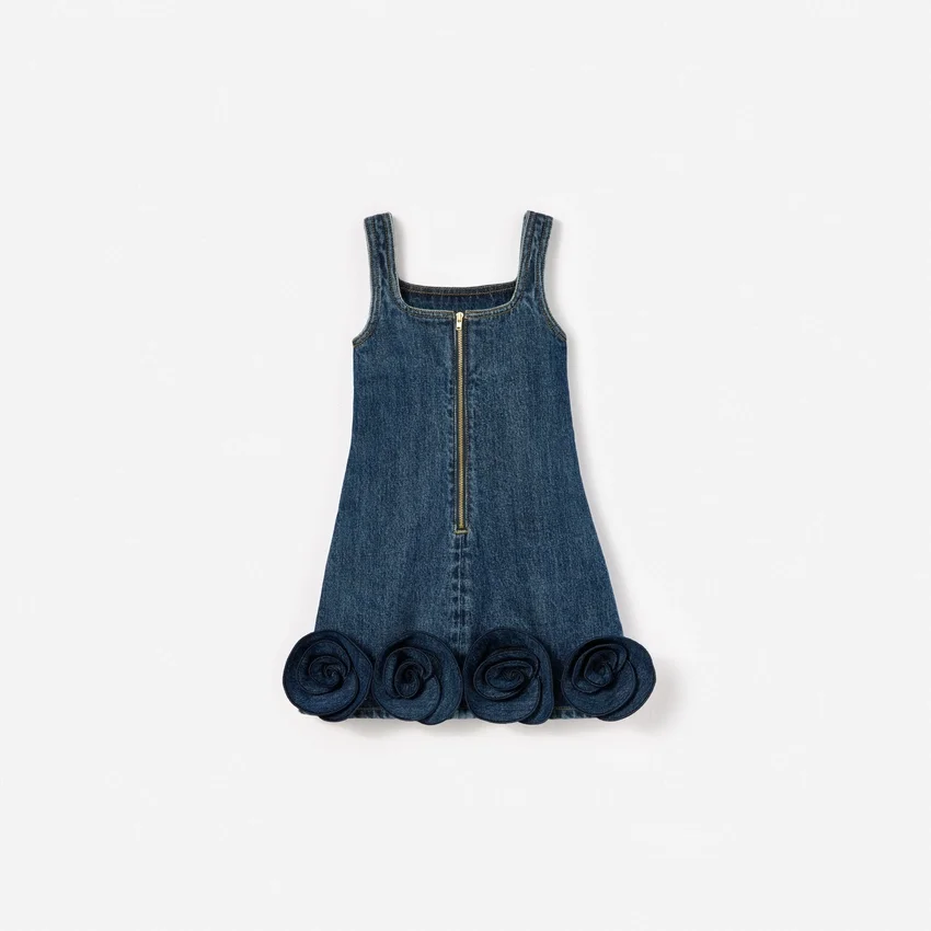 Denim Flower Dress Denim Flower Dress