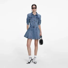 Denim Mini Shirt Dress